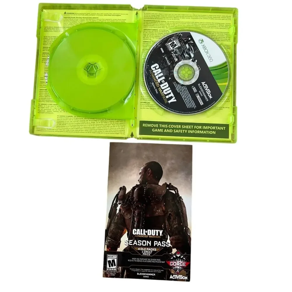 Call of Duty Advanced Warfare Microsoft XBox 360 w/ Insert